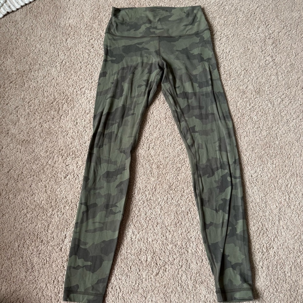 Lululemon Align Pant 28" Heritage 365 Camo Green Twill Multi 8